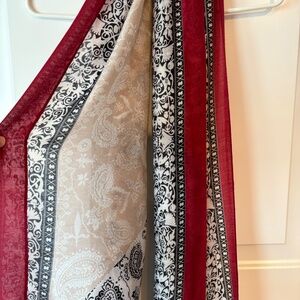 Long Shawl Scarf Paisley Boho Cotton and Viscose Excellent Condition